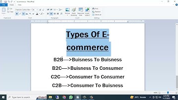 What is E-Commerce? | Exploring the Differences Between B2B, B2C, and C2C