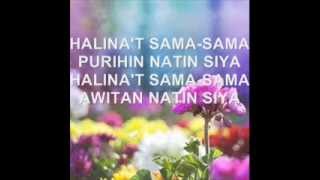 Halina't Sama Sama with lyrics chords