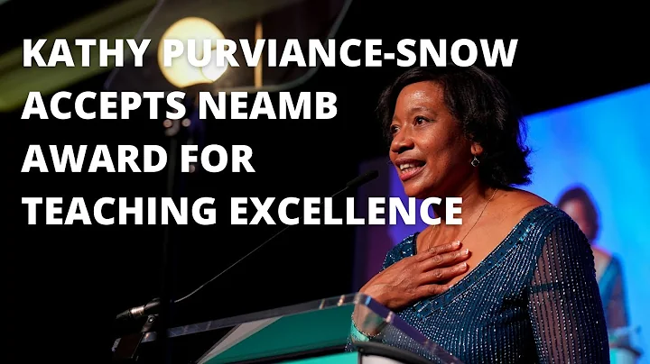 Kathy Purviance Snow Award Acceptance Speech