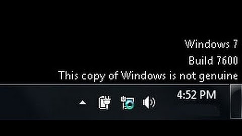 How to Remove Windows Genuine Advantage Notifications