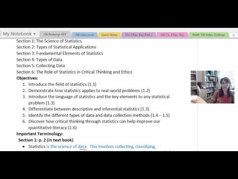 1.1-1.2 Statistics, Data, Descriptive Stats and Inferential Stats