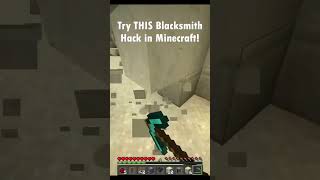Try This Blacksmith Hack In Minecraft