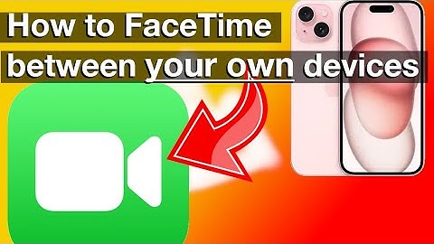 Facetime call to your own device (How to iPad, iPhone, MacBook etc)
