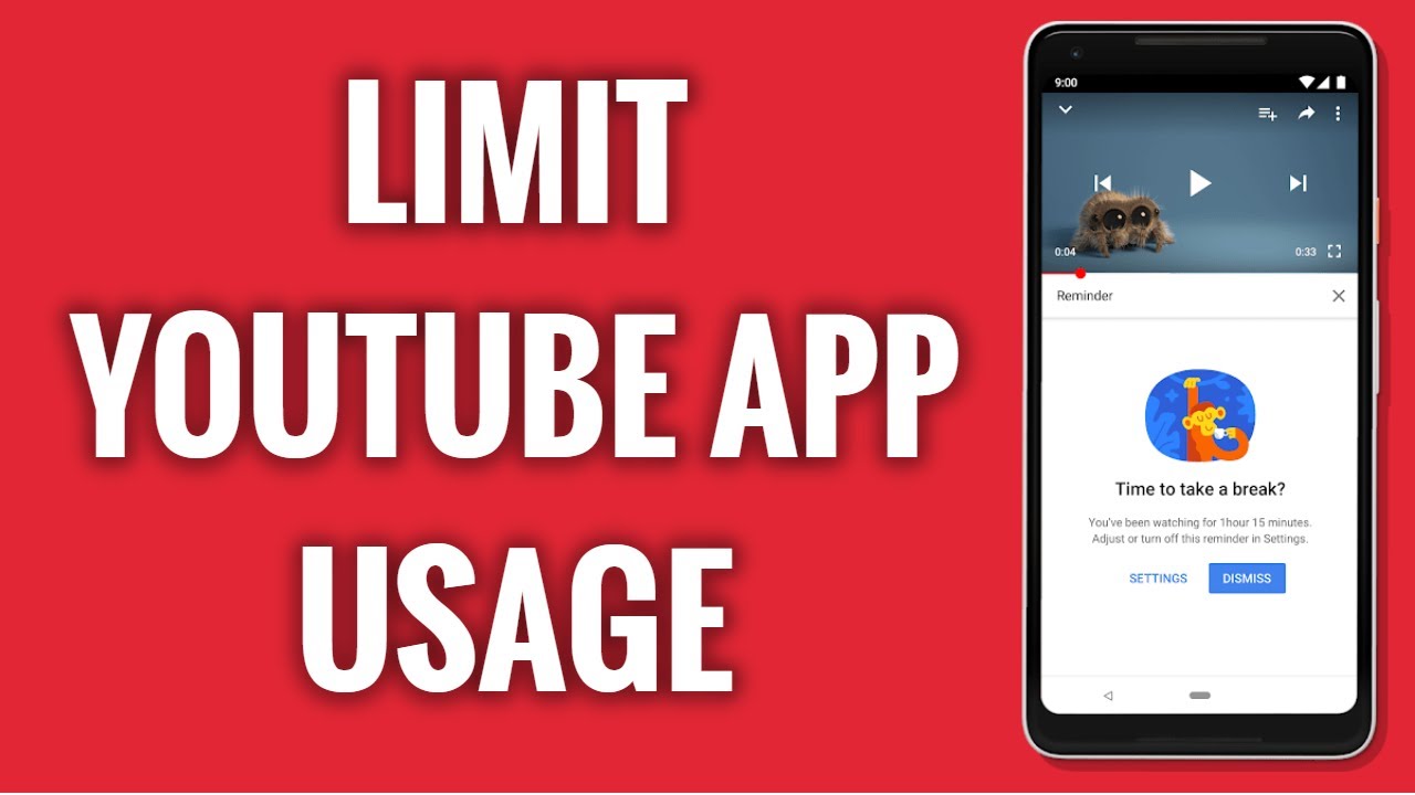 How To Limit YouTube App Usage ("Take A Break" Feature) - YouTube