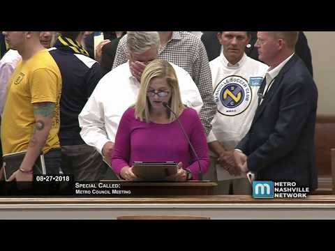 08/27/18 Special Called Metro Council Meeting