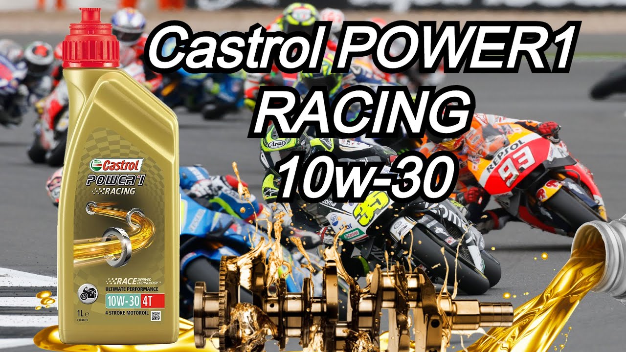 Aceite de motor 4T 10W40 Castrol Power 1 Racing 4L - Motocicleta