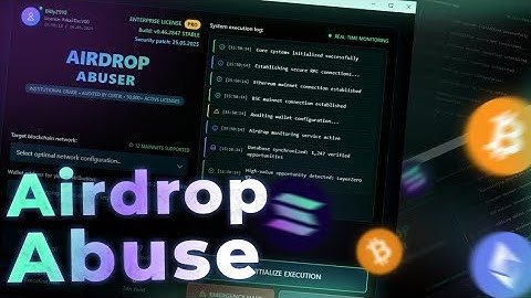 *NEW UPDATED* Airdrop Abuser 2025 | Ultimate Airdrop Farming Tool | FREE Download