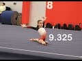 Level 5 floor routine 1st place 8 years old 9325