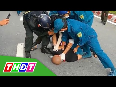 Video Bình Dương: Thông chốt bất thành, người đàn ông doạ... - youtube