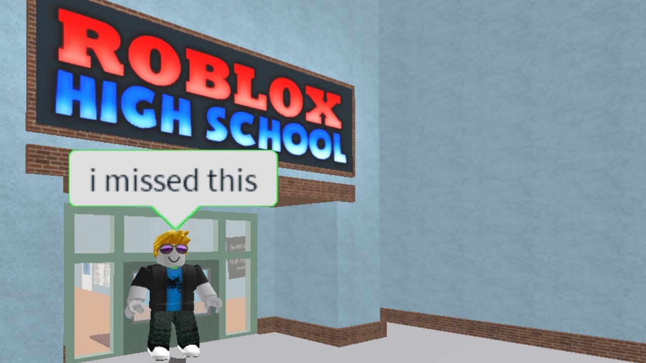 Revisiting the Original Roblox High school - YouTube