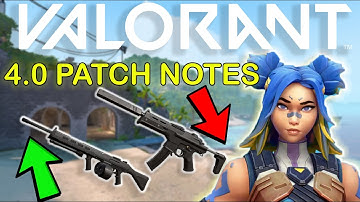 SPECTRE NERFED! BULLDOG BUFFED! | Valorant 4.0 PATCH NOTES