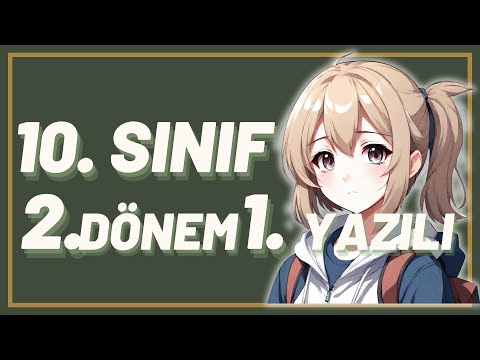 10. SINIF İNGİLİZCE 2. DÖNEM 1. YAZILI