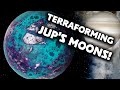 TERRAFORMING JUPITER'S MOONS in Universe Sandbox