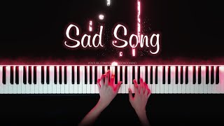 We The Kings - Sad Song | Piano Cover with Strings (with Lyrics & PIANO SHEET) Resimi