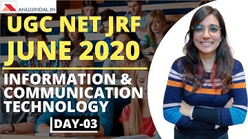 5 MCQs | Information & Communication Technology | UGC NET JRF JUNE 2020 | Day 3- By Chanchal Ma
