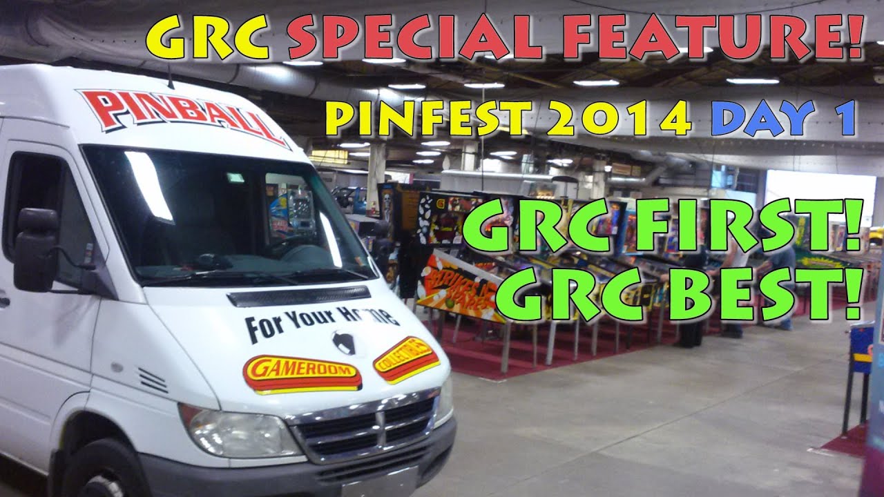 PINFEST 2014 GRC Pinball at Allentown PA DAY 1 YouTube