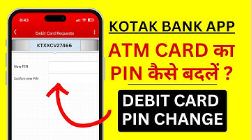 Change ATM PIN in Kotak Bank App - Debit Card PIN Reset Kaise Kare?
