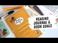 2021 Reading journal setup + book goals for the year