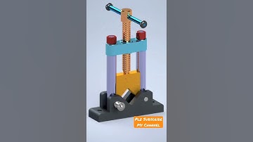 Pipe Vice Working Animation in Autodesk Inventor #shorts #viral #youtubeshorts #animation