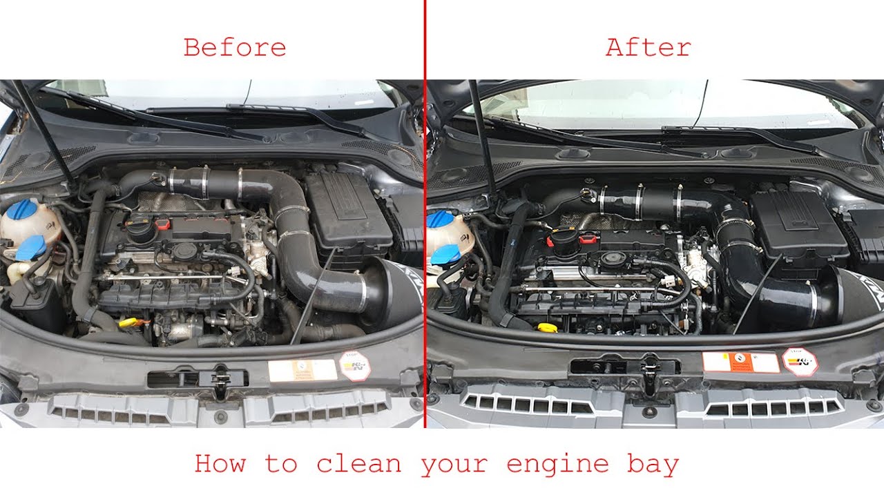 How to SUPER CLEAN your Engine Bay Step by Step YouTube