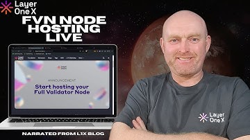 Layer One X - Full Validator Node Hosting LIVE