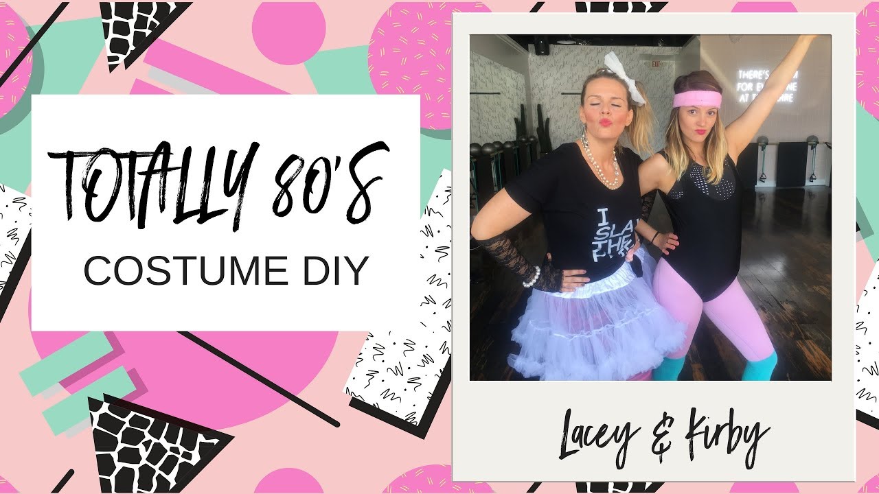 How to create a DIY 80's theme costume on a budget. 80's theme