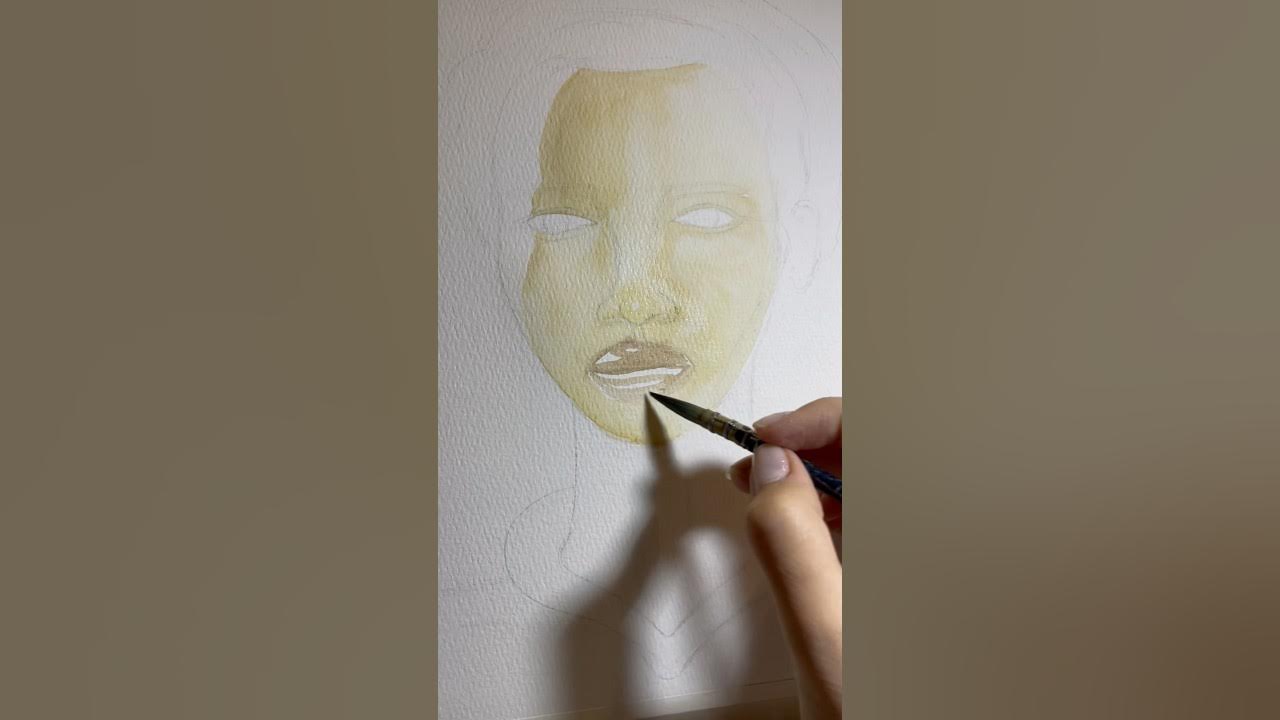 Королева Шеба. Часть 1 #art #творчество #акварель - YouTube