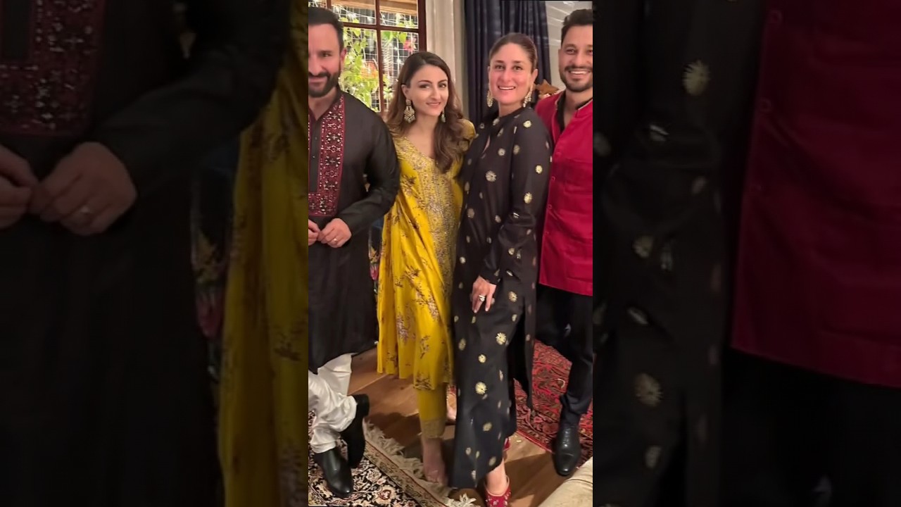Kunal khemu with his family 🥰 saif aki khan and kareena kapoor