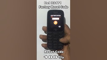 How To Reset Code Itel It2171 Factory Reset Code 2023 | Reset Code Itel It2171 Factory Reset Code