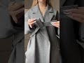 How To Tie Your Coat This Is The Best And Easiest Way To Tie Your Coat Belt Cr Vasilisa Rv 