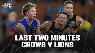 Last Two Minutes: Adelaide v Brisbane | Round 9, 2024 | AFL screenshot 5