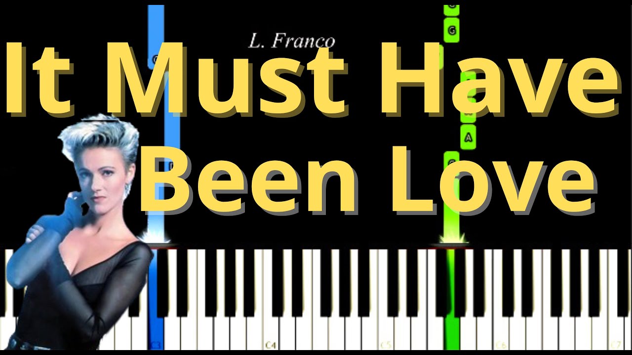 It Must Have Been Love Roxette Easy Piano Tutorial