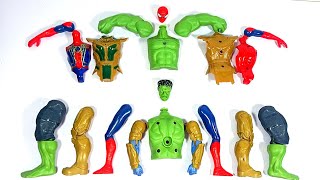 Avengers Superhero Toys Hulk Smash vs Thanos Armor vs Spider-Man Marvel Story