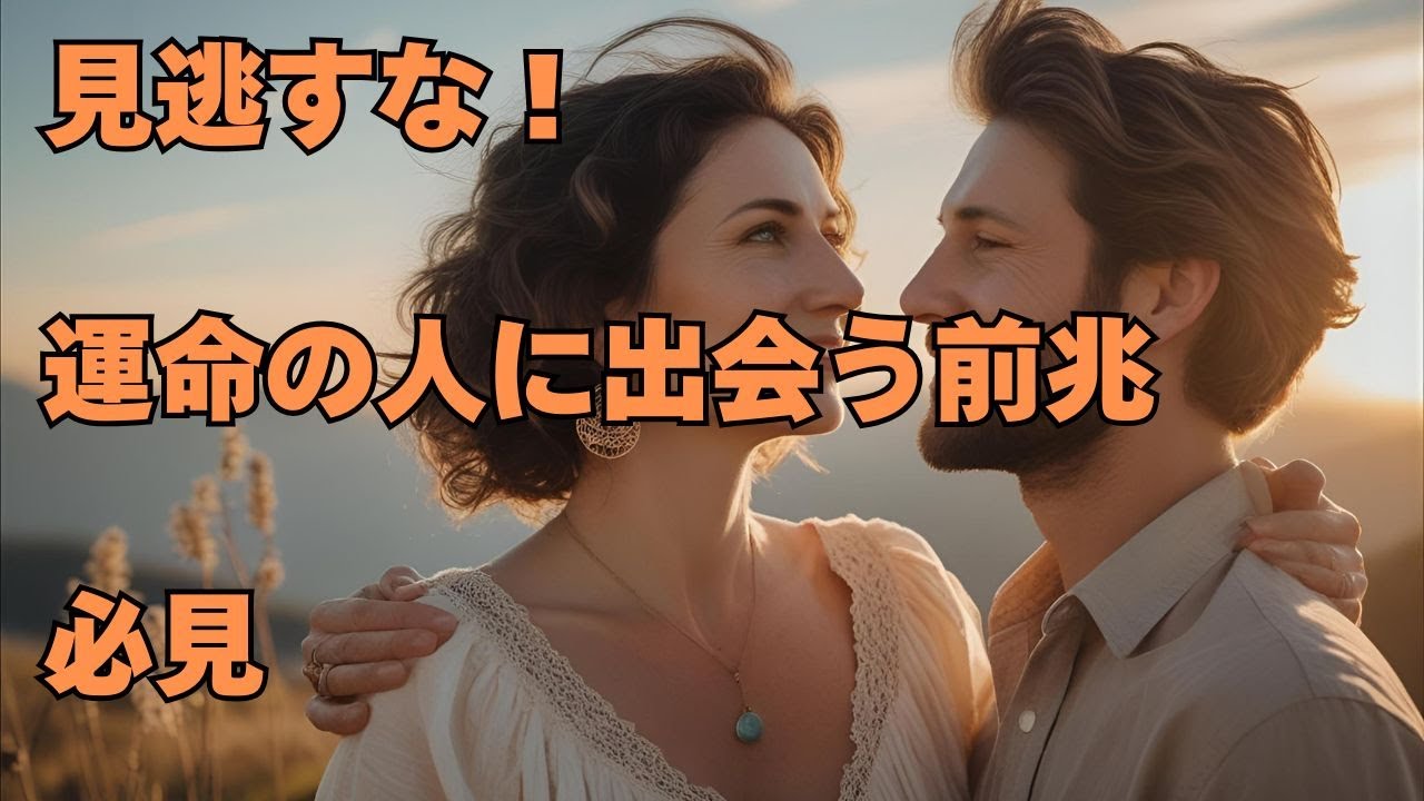 【 衝撃 】運命の人に出会う前兆を見逃すな！【 運命 前兆 恋愛 スピリチュアル ツインレイ 】