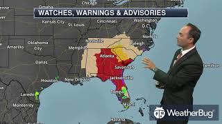 WeatherBug's Severe Weather Outlook for Sep 11, 2017