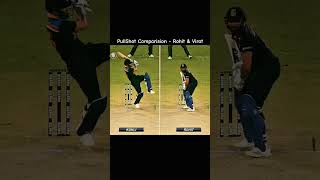Pull Shot Comparison of Virat and Rohit 😝...
