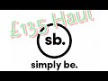 Simply Be Haul | Huge £135 | 60% off sale June 2020