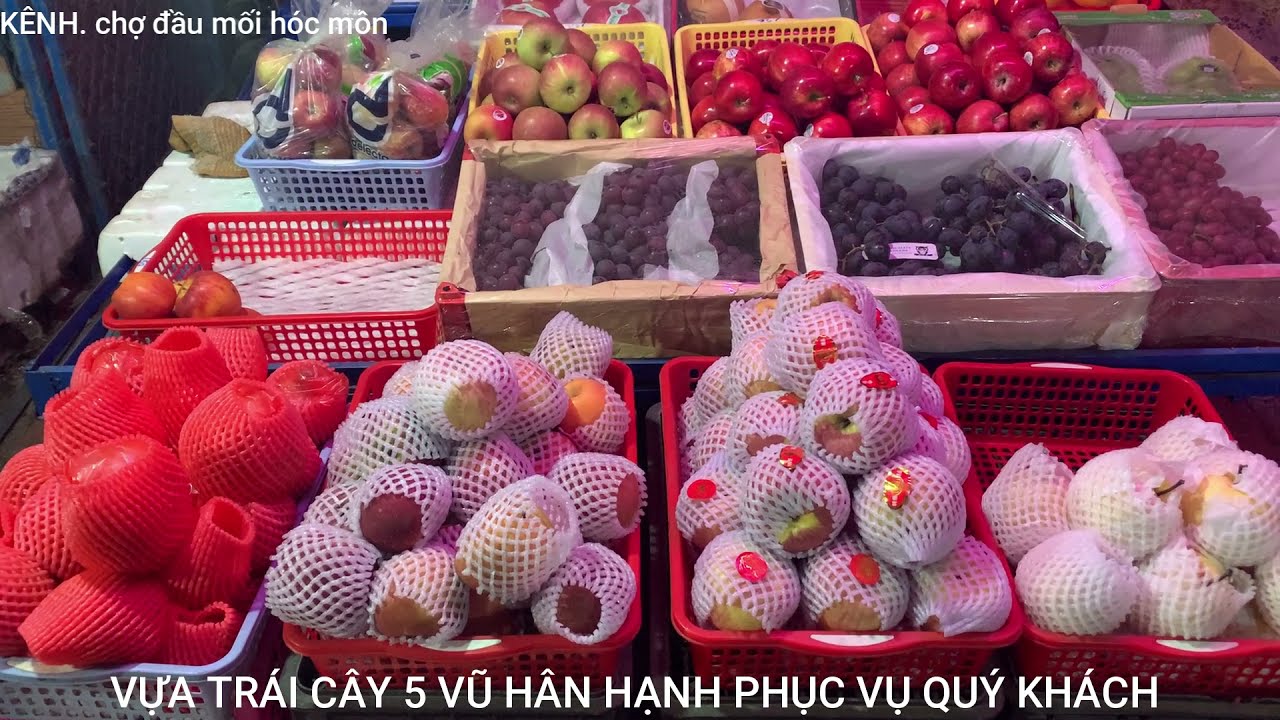 gia trai cay cho dau moi thu duc New Update 36#GIÁ BÁN SỈ HÀNG NÔNG SẢN TRÁI CÂY. TẠI CHỢ ĐẦU MỐI HÓC MÔN