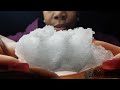 Hard crunchy ice dumplings  carbonated hff blended  finely crushed  vlogmas asmr asmrice