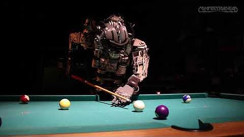 8 ball with Robot Mega-Wattson