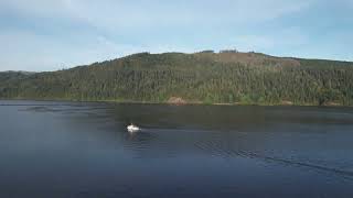 Drone Fishing Canadian Salmon
