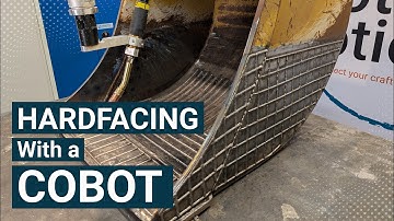 Hardfacing on Excavator Bucket with Cobot and SmoothTool (Timelapse)