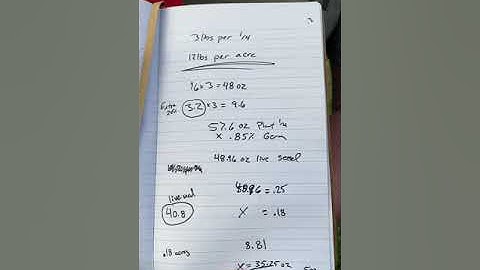 How to Calculate Food Plot Size and Live Seed