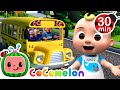 New family wheels on the bus  cocomelon  wheels on the bus songs  nursery rhymes for kids