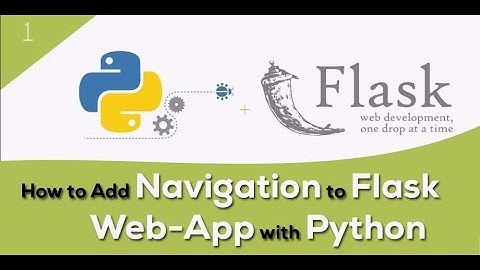 Python with Flask wep-app | How to Adding navigation menu to flask web app
