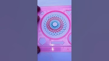 #spirographshiarts What does this pattern resemble??? Magic Ruler Small ruler, big wisdom #2024