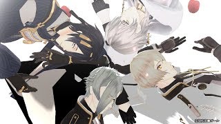 【MMD刀剣乱舞】妄想疾患■ガール【鶴丸国永/髭切/膝丸/三日月宗近】