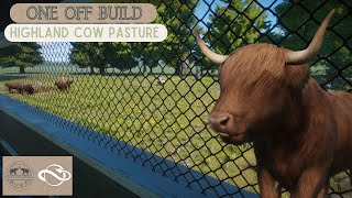 Highland Cow Pasture | Planet Zoo Speed Build