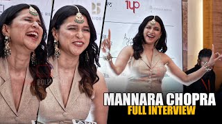 Mannara Chopra FULL INTERVIEW | Bombay Times Fashion Week 2024 | Cutest Smile and Dance