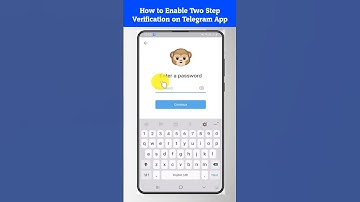 How Do I Enable Two Step Verification on Telegram #shorts